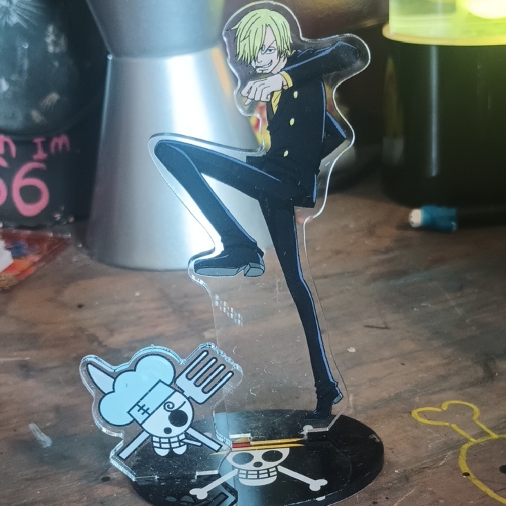 Sanji One Piece Stand Figure 4  1/2 Inch